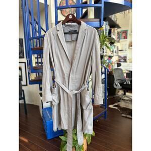 RageBlue Japan Tan Belted Lightweight Jacket Size L